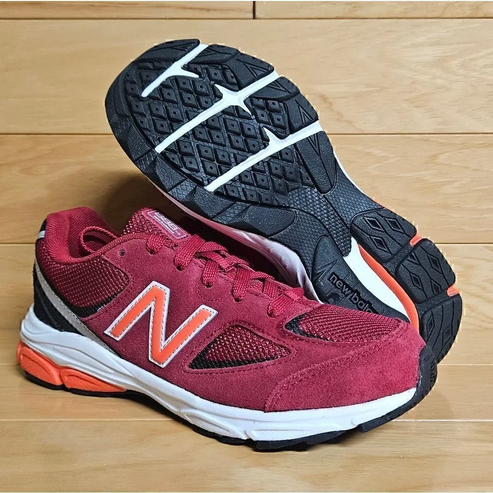 New Balance 888 Size 4.5 Youth Red Kids Boys Girls Sneaker Shoe GK888CB2